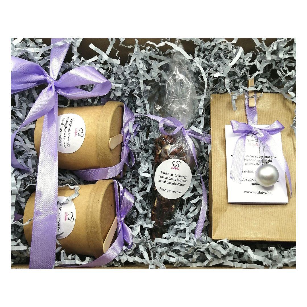 Karácsonyi kézműves ajándékdoboz